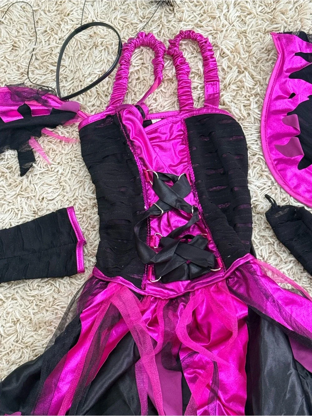 Halloween Gothic Witch Fairy Costume – Child XL 14–16